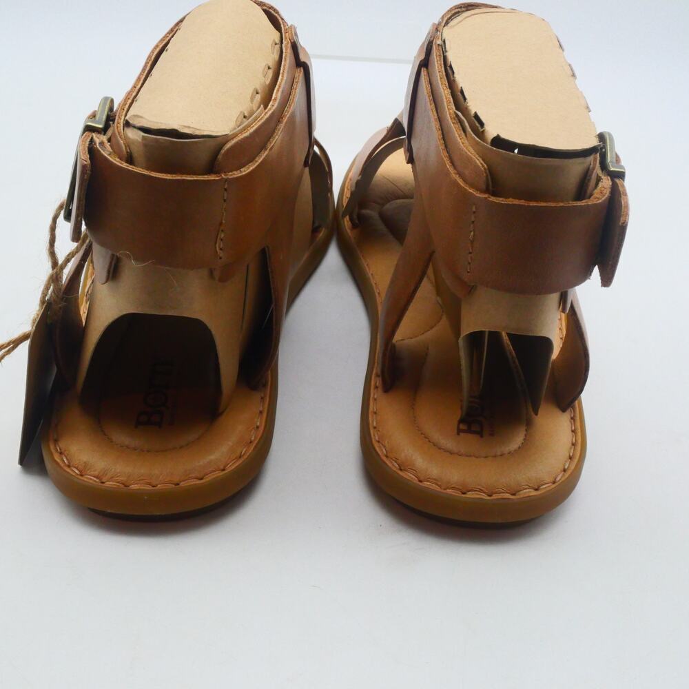 NEW Born Marlowe Women's 11 Sandals Brown Tan Leather Fisherman Cottage Core - Picture 3 of 8